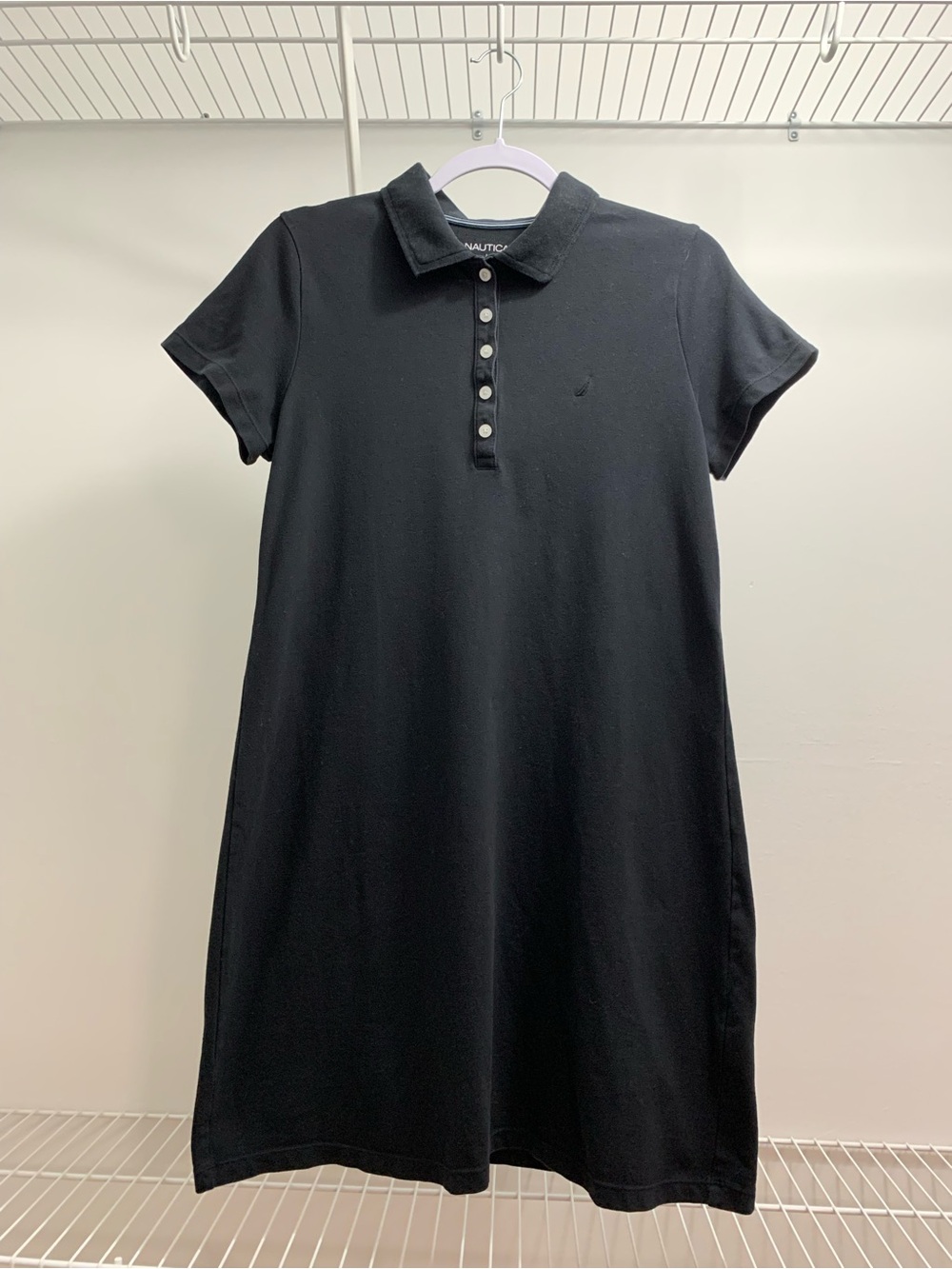 Nautica Black Polo Dress